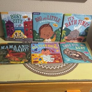 Indestructibles set of 6 Children's Books Set 0 & up chew& rip proof, washable